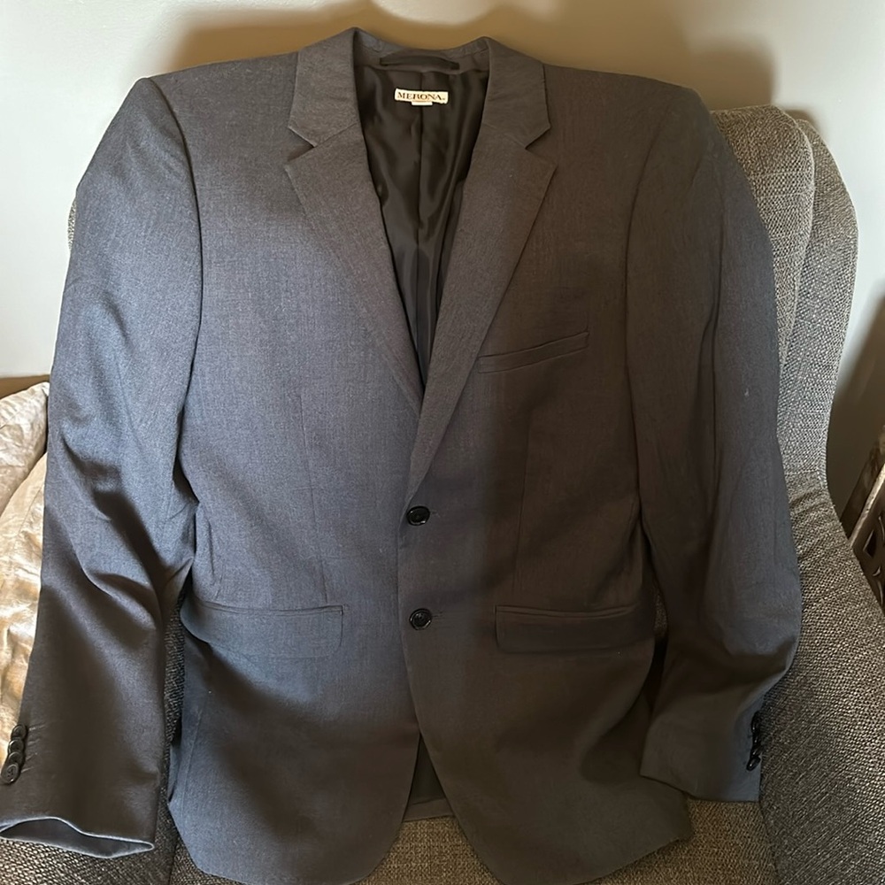 Men’s small Merona heathered gray blazer